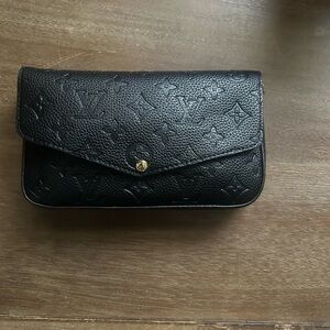 Louis Vuitton Black Monogram Clutch